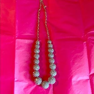 Rhinestones studded necklace